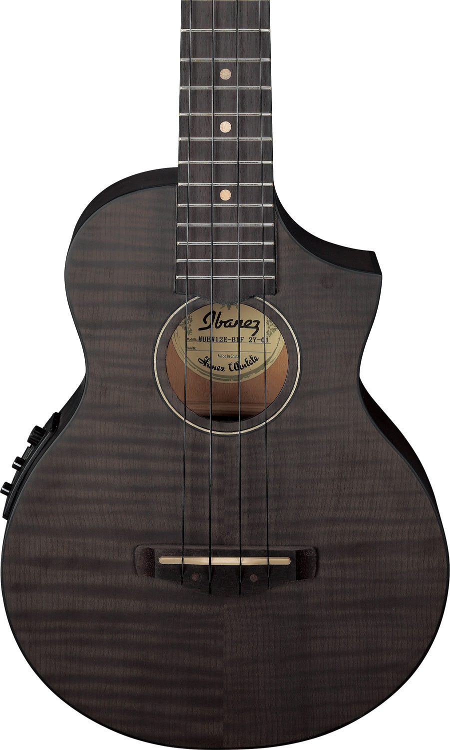 Black Ice Flat - Konsert-ukulele