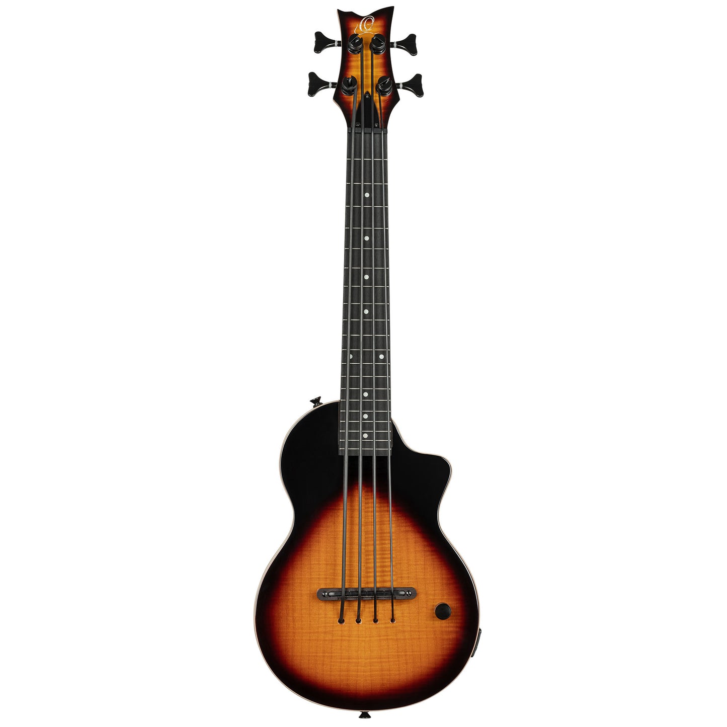 Ukulelebass, solid body - Tobacco Sunburst.