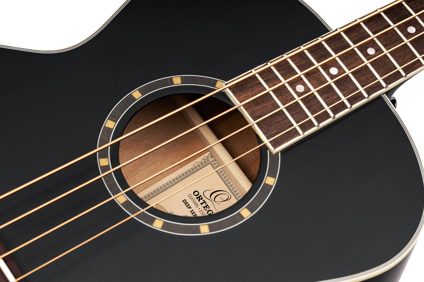 Akustisk bass - Satin Black Finish