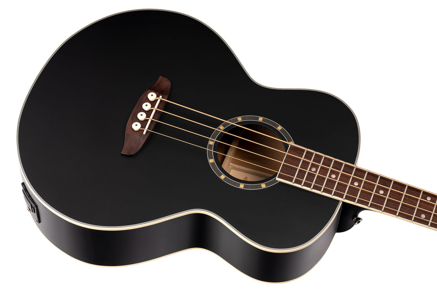 Akustisk bass - Satin Black Finish
