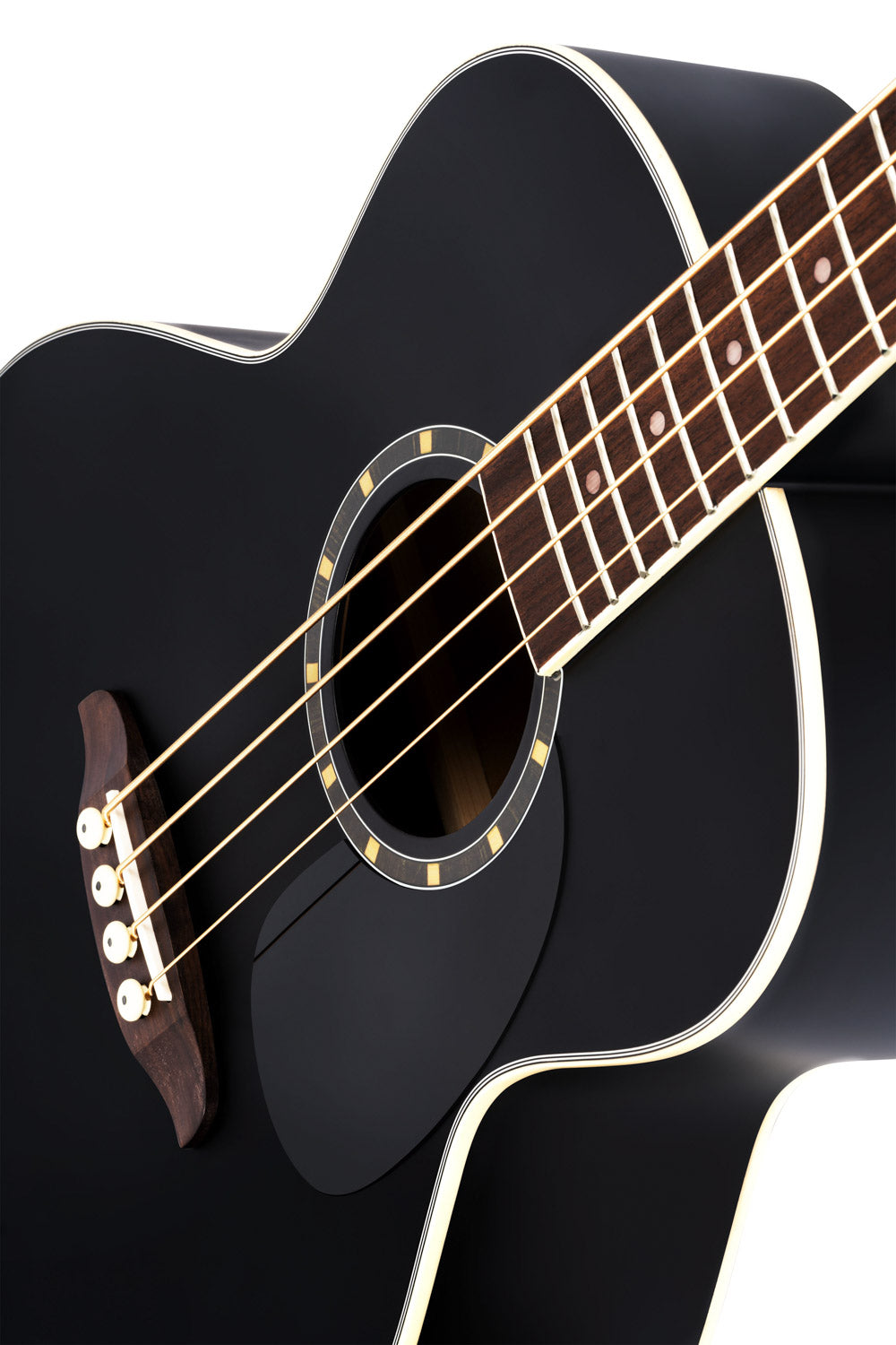 Akustisk bass - Satin Black Finish