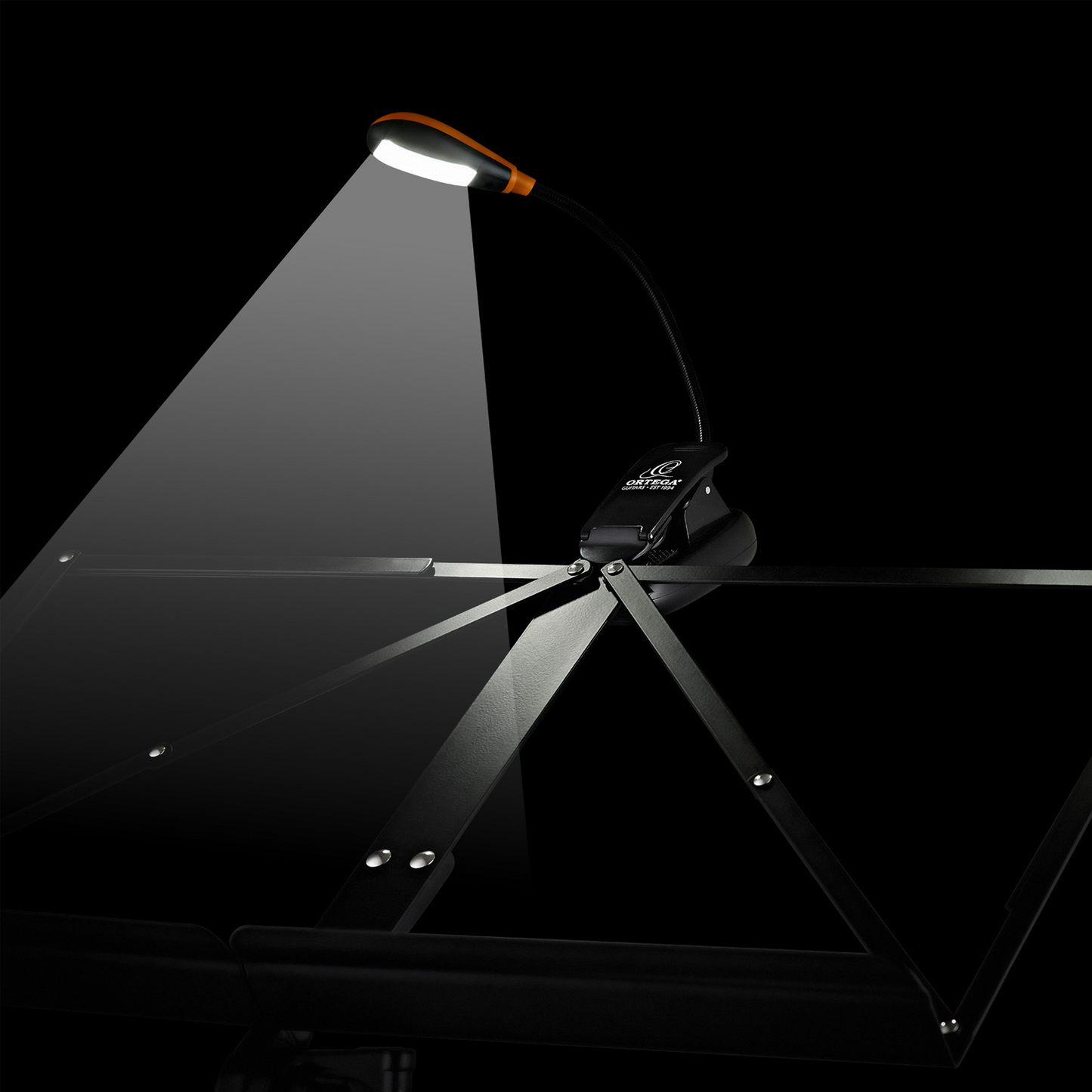 Lampe for noteststiv
