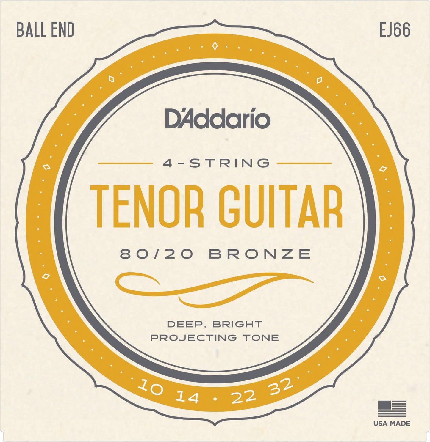 80/20, ball end (C-G-D-A)