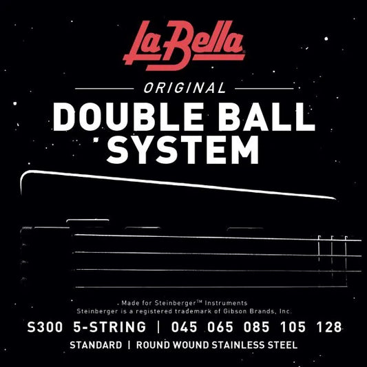 Double Ball - Round Wound Stainless Steel - 5 String