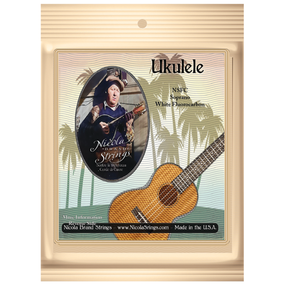 White Fluorocarbon - Sopran-ukulele