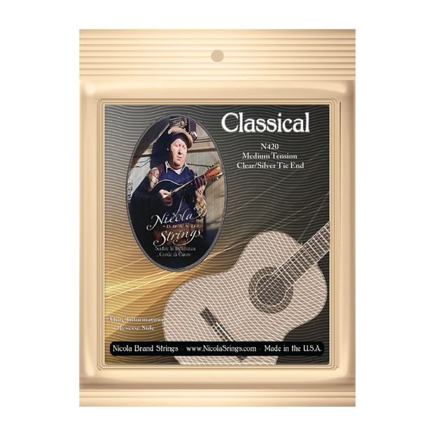 Medium Tension - Tie End - Klassisk gitar