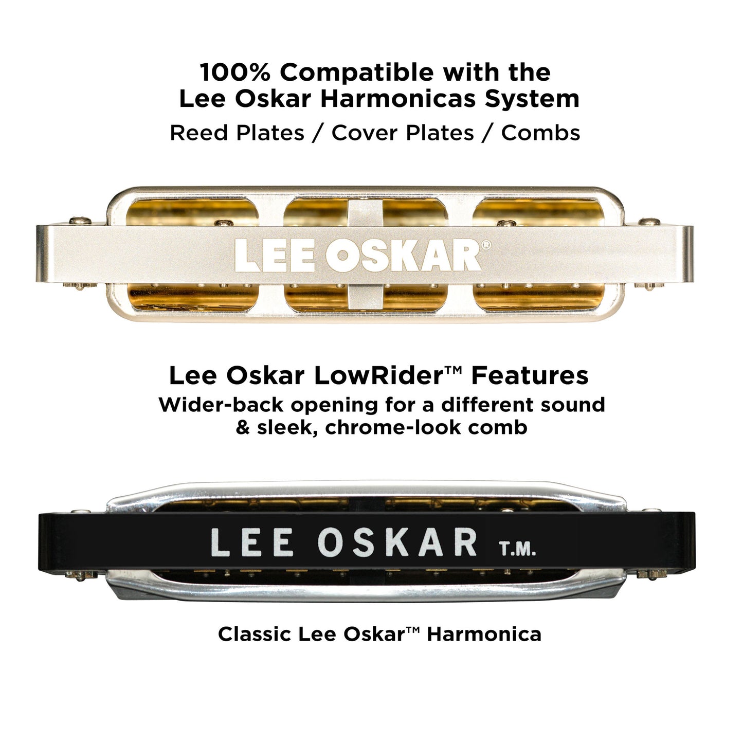 Lee Oskar Low Rider Munnspill – Low C Gold