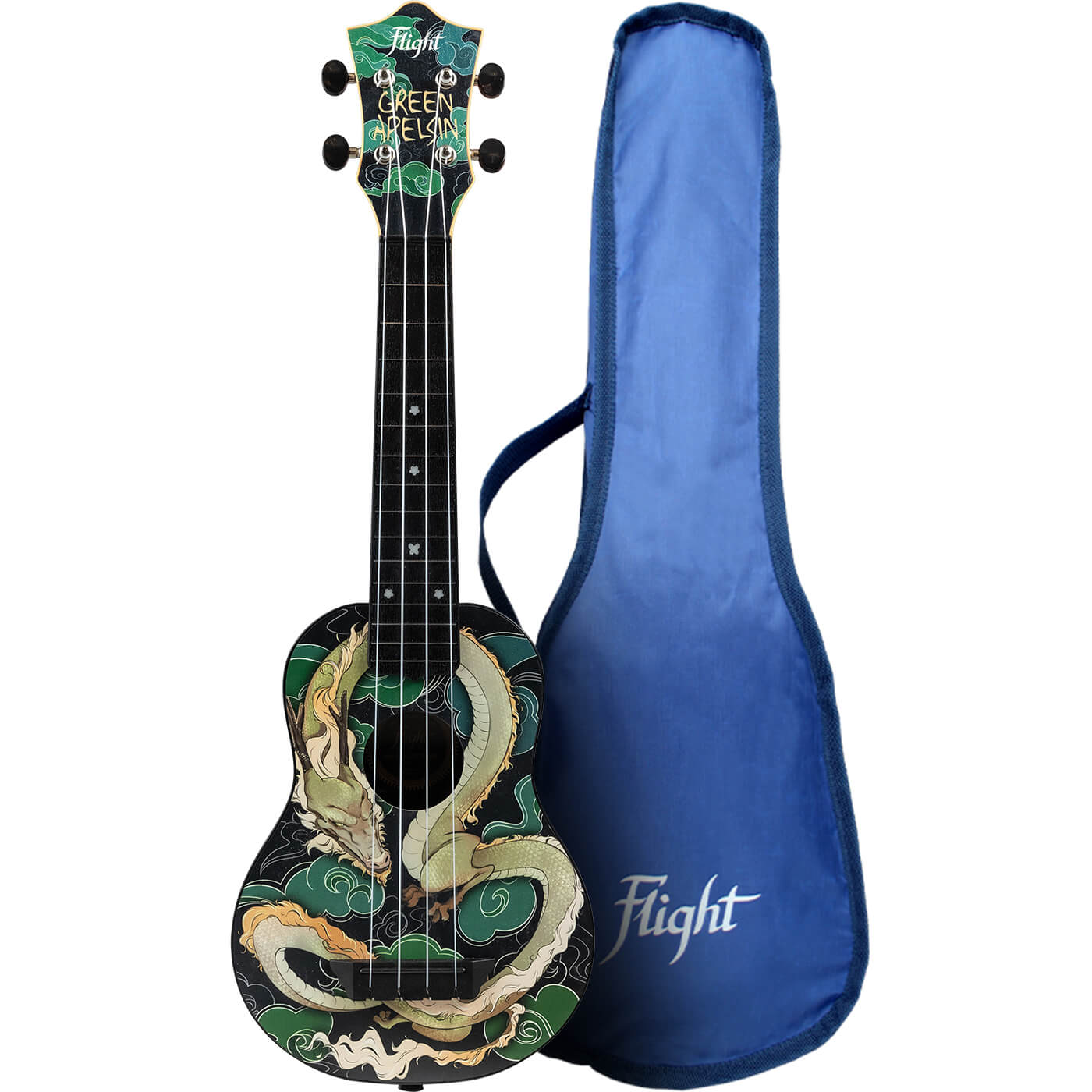 TUS-JADE DRAGON Soprano Travel Ukulele
