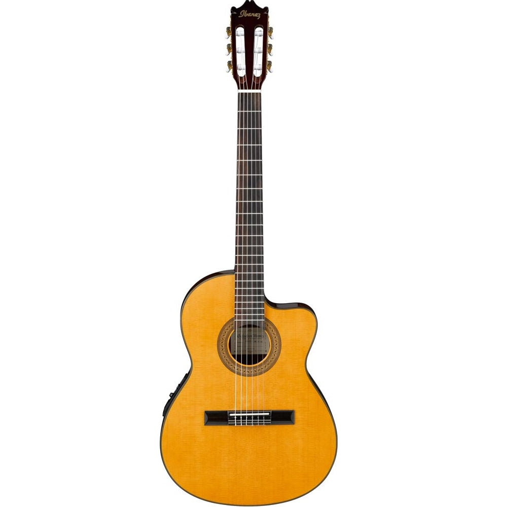 Klassisk gitar - Amber High Gloss (Thinline)