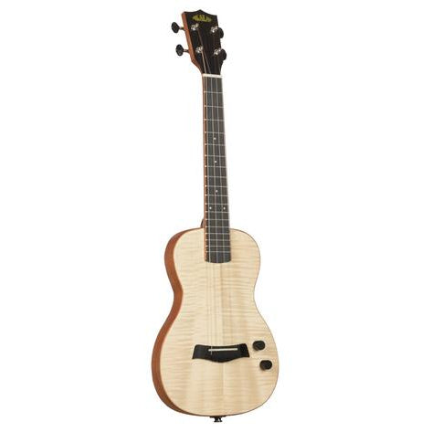 Solid Body Electric Flame Maple Tenor Ukulele