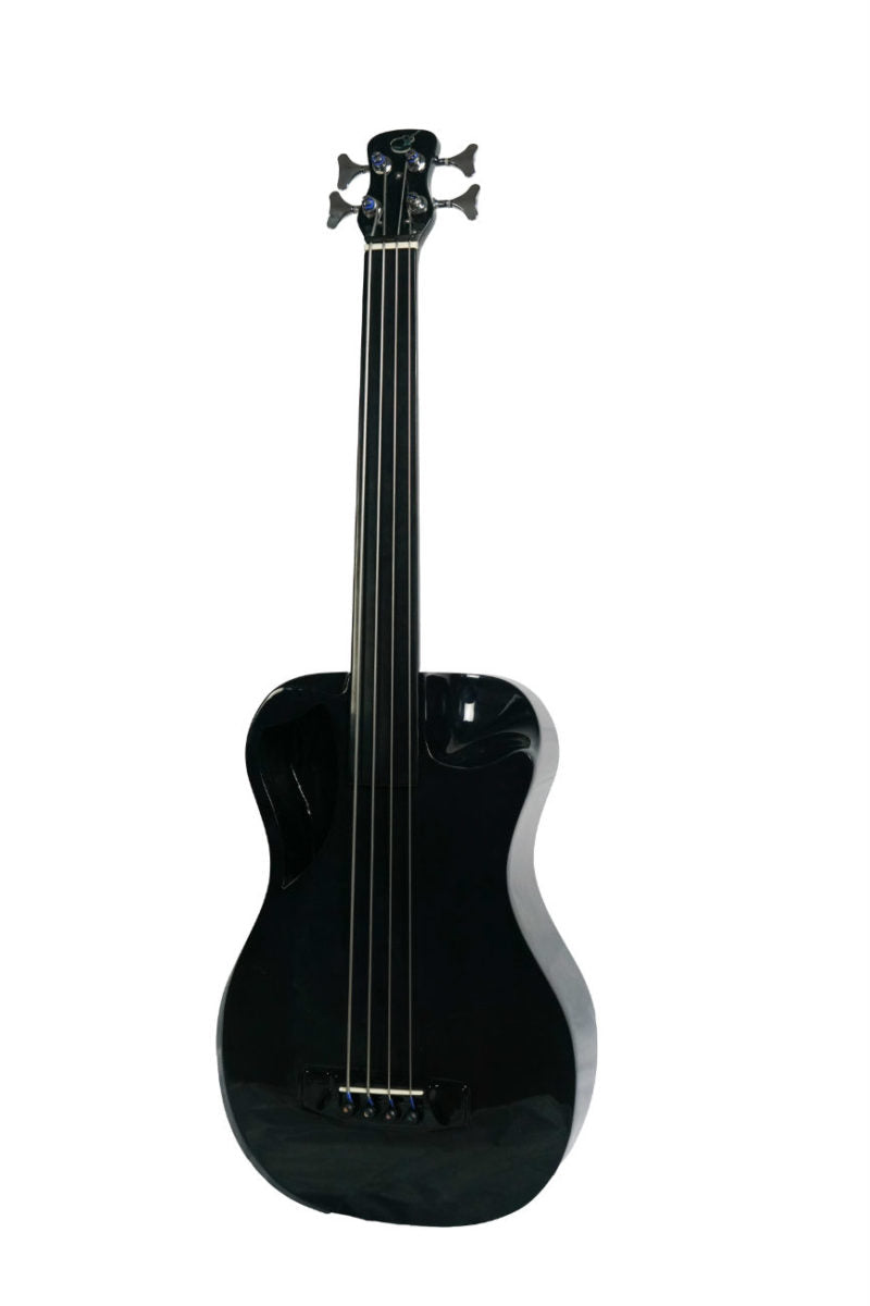 Carbon Gloss Fretless Travel Bass