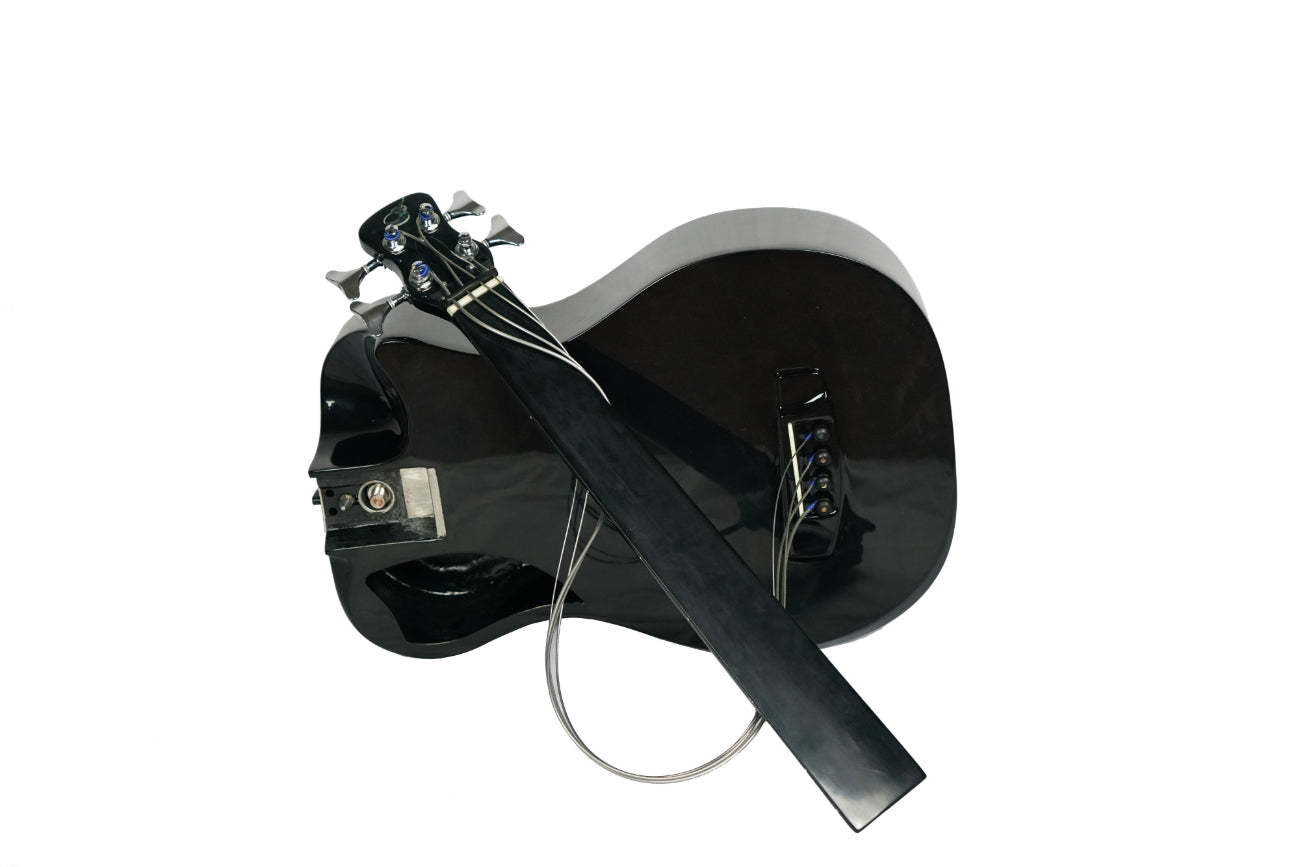 Carbon Gloss Fretless Travel Bass