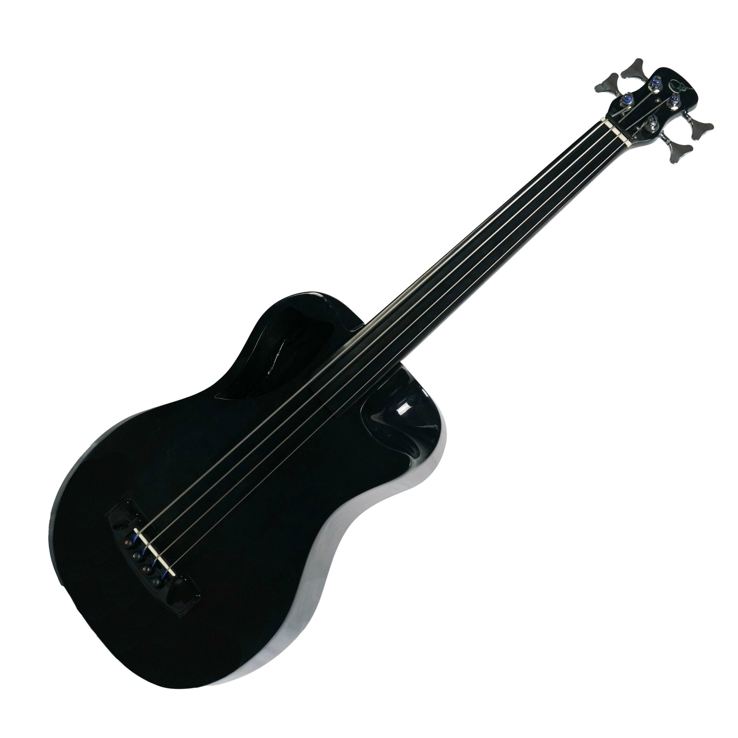 Carbon Gloss Fretless Travel Bass
