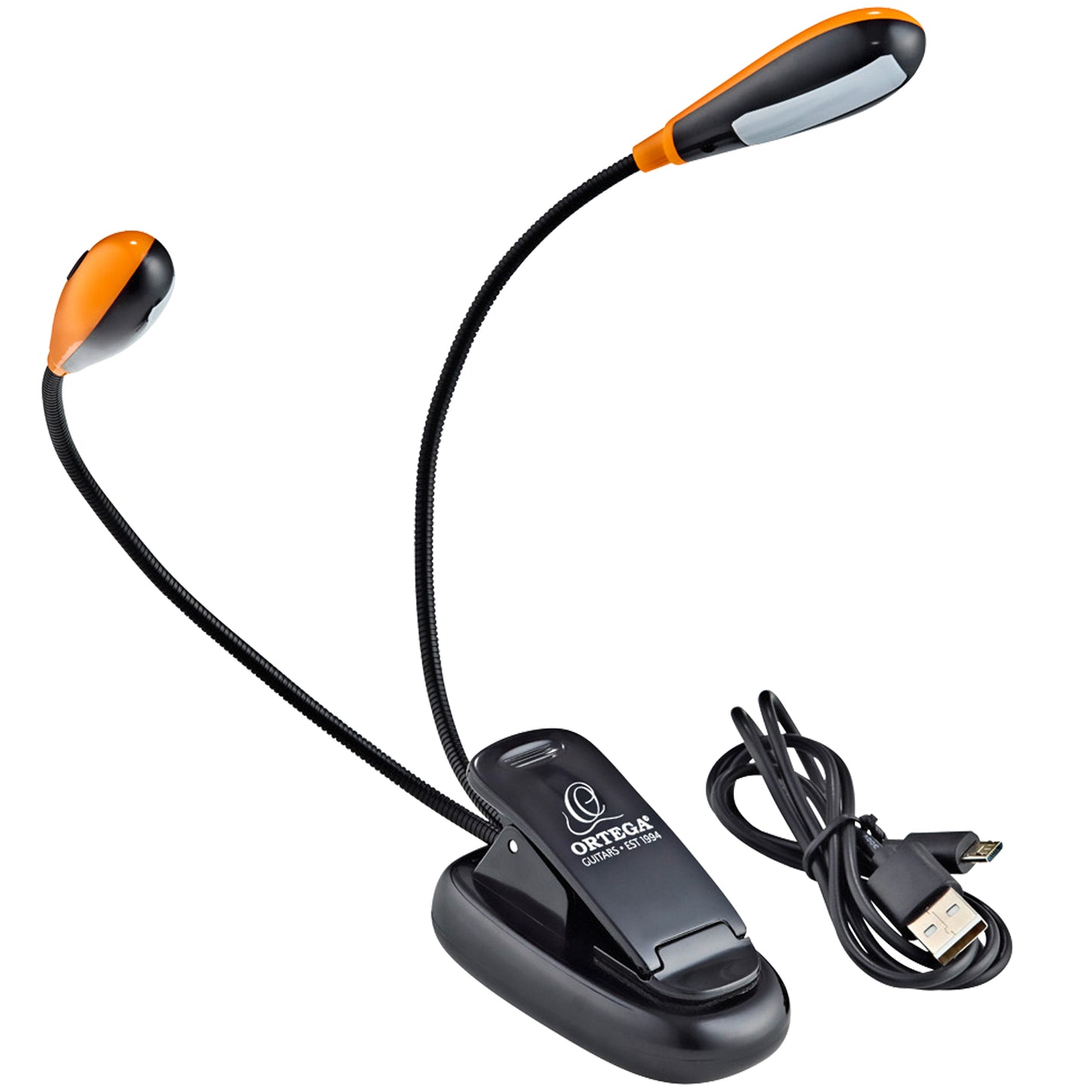 Dobbel lampe for noteststiv
