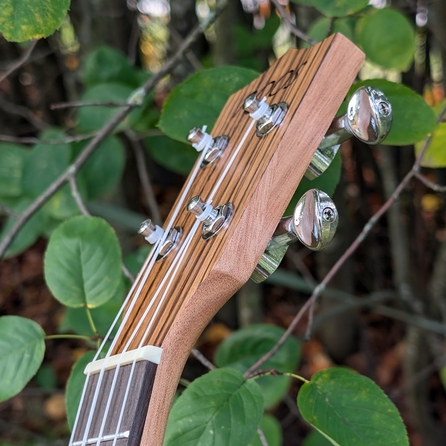 Troll - Ukulele av sebra-tre
