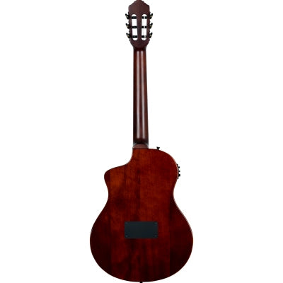 Klassisk gitar med mik, Thin body, Slim neck, Gloss Natural Finish