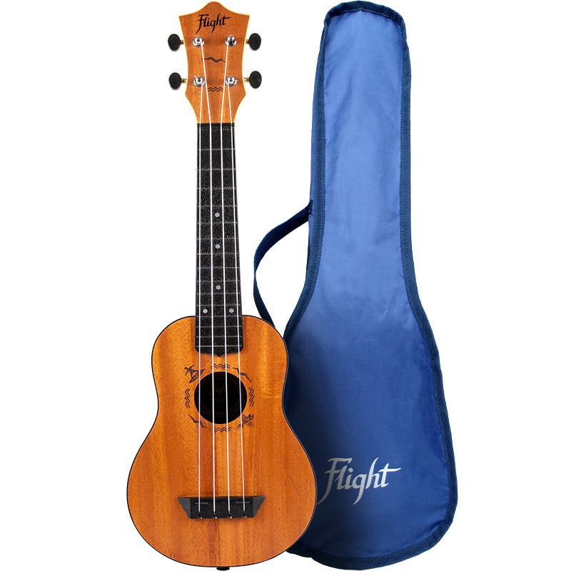 TUS53 Mahogany Soprano Travel Ukulele