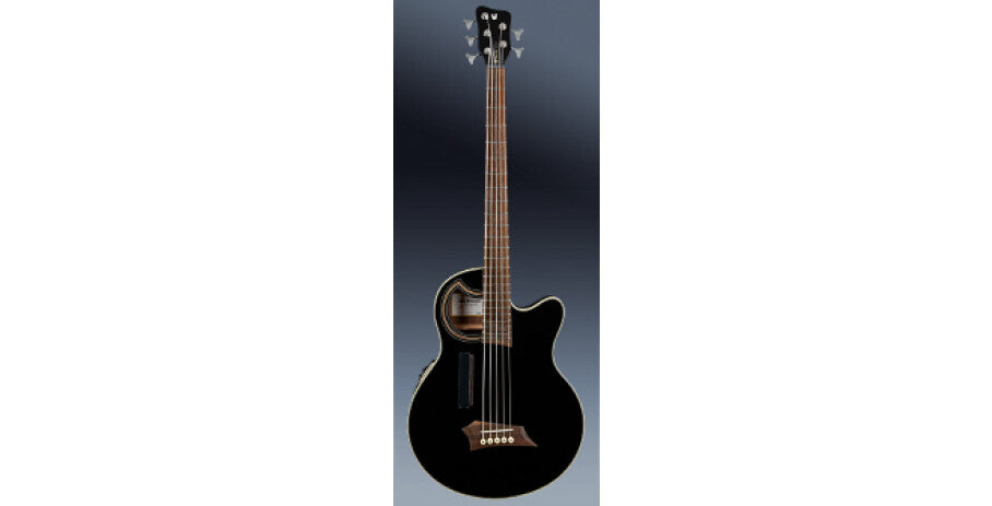 Warwick RockBass Alien Deluxe Hybrid Thinline, 5-String - Solid Black Satin