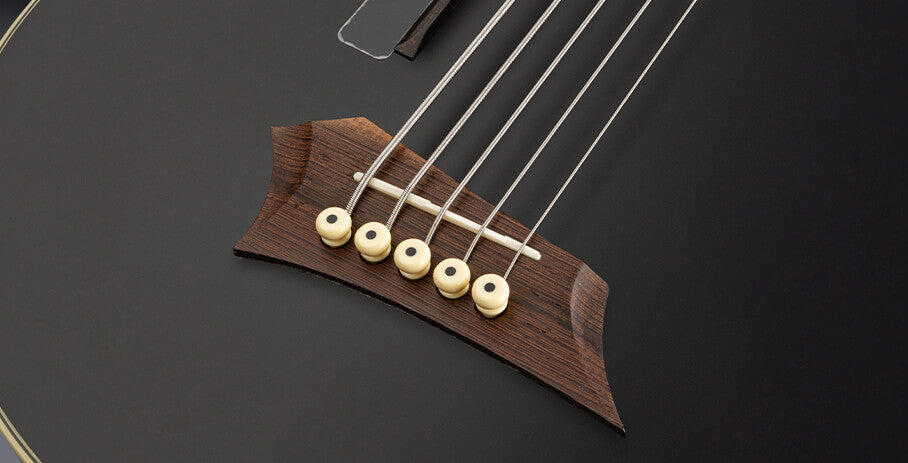 Warwick RockBass Alien Deluxe Hybrid Thinline, 5-String - Solid Black Satin