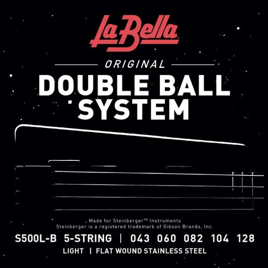 Double Ball - Flat Wound Stainless Steel - 5 String