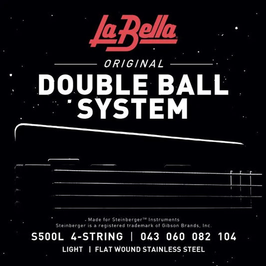 Double Ball - Flat Wound Stainless Steel - 4 String