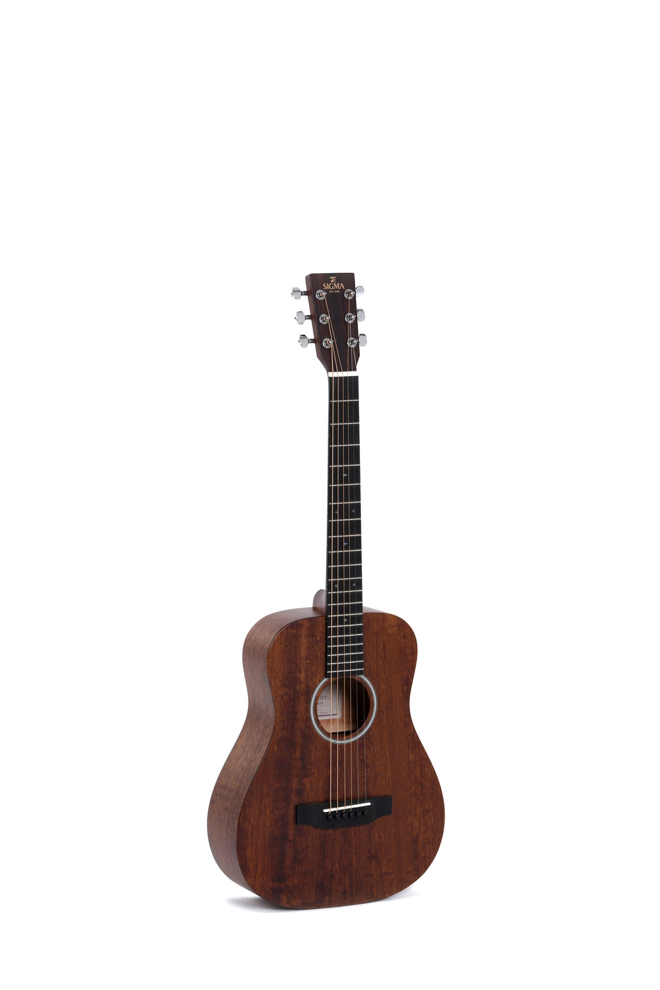Mahognigitar for Reise