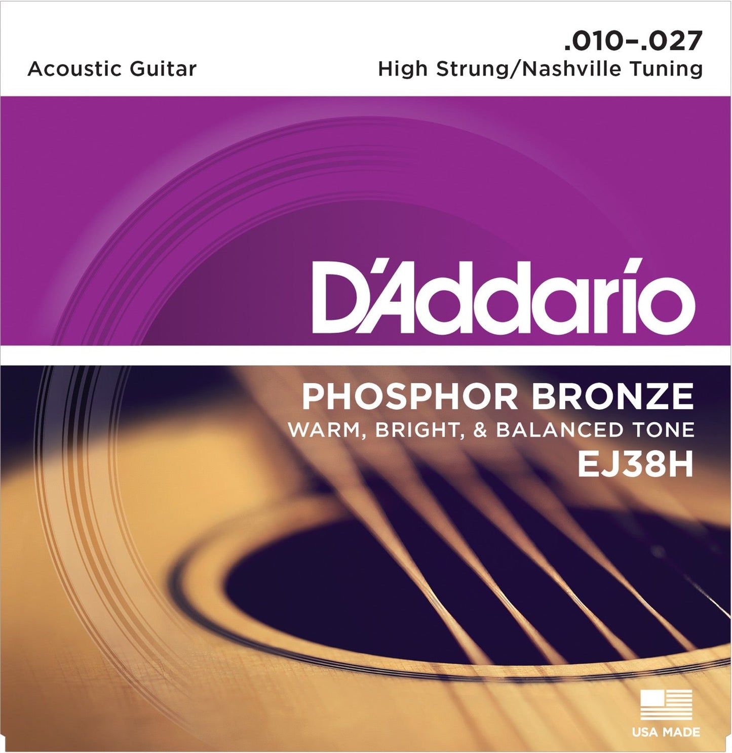 Phosphor Bronze - Strenger til kassegitar - Nashville Tuning