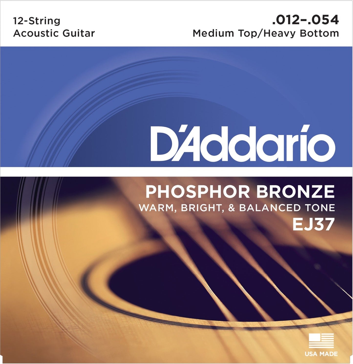 Phosphor Bronze - Strenger til kassegitar - 12-string