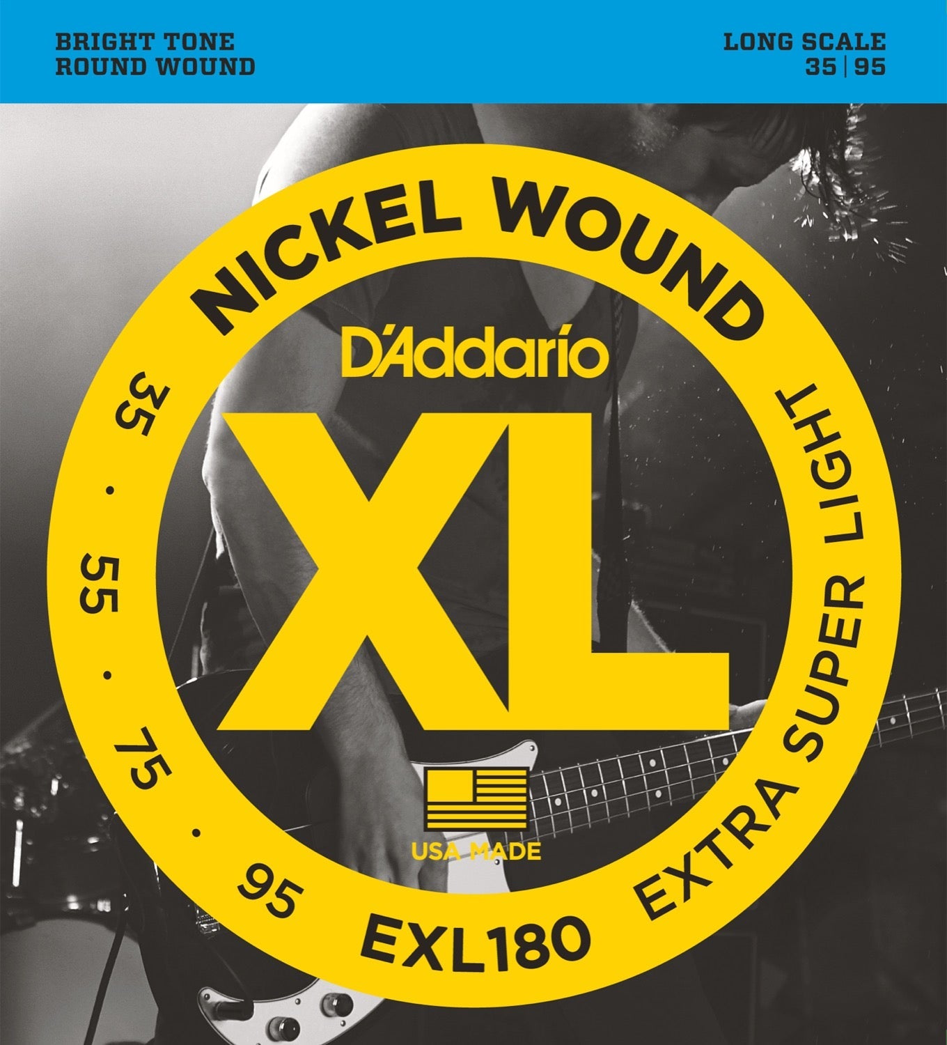 XL Nickel Wound - 4 string set - Long Scale