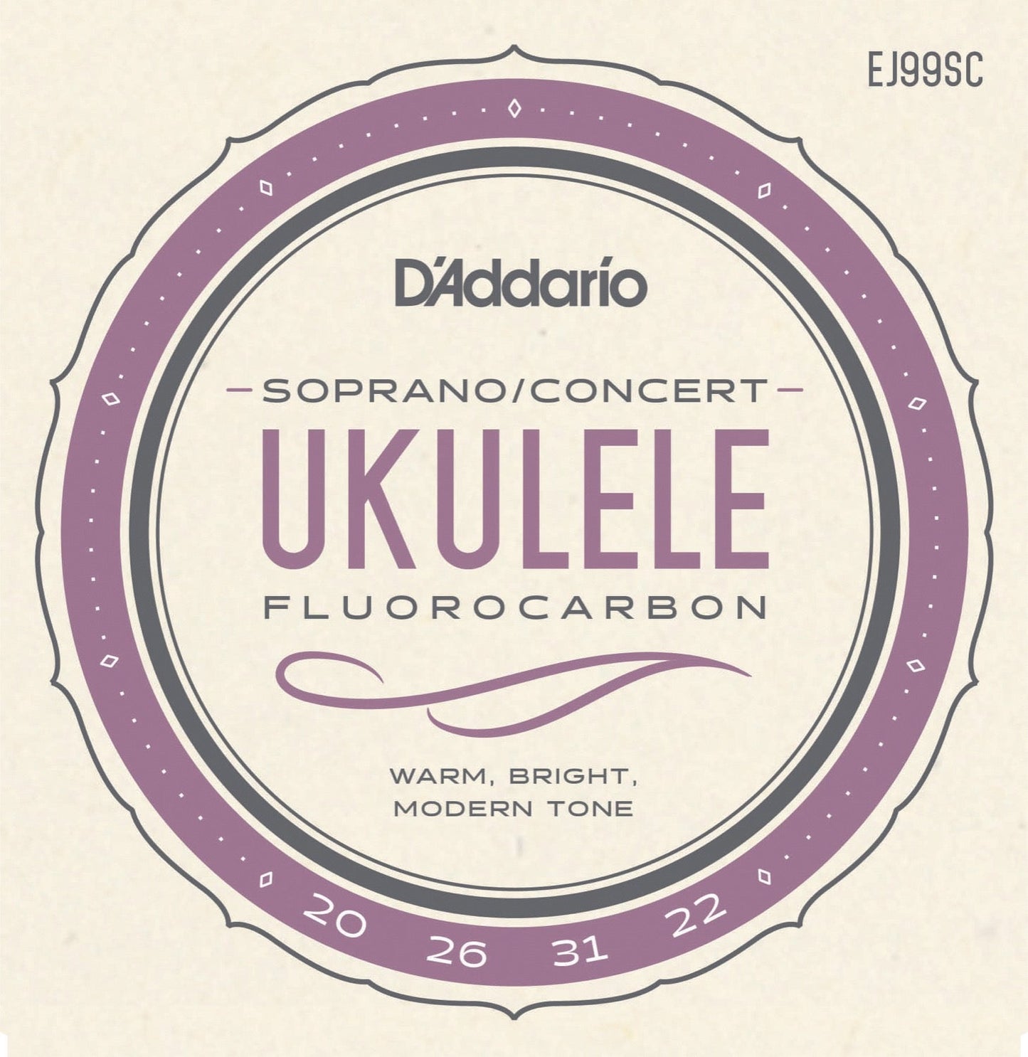 Fluorocarbon - Strenger til Sopran/konsert-ukulele