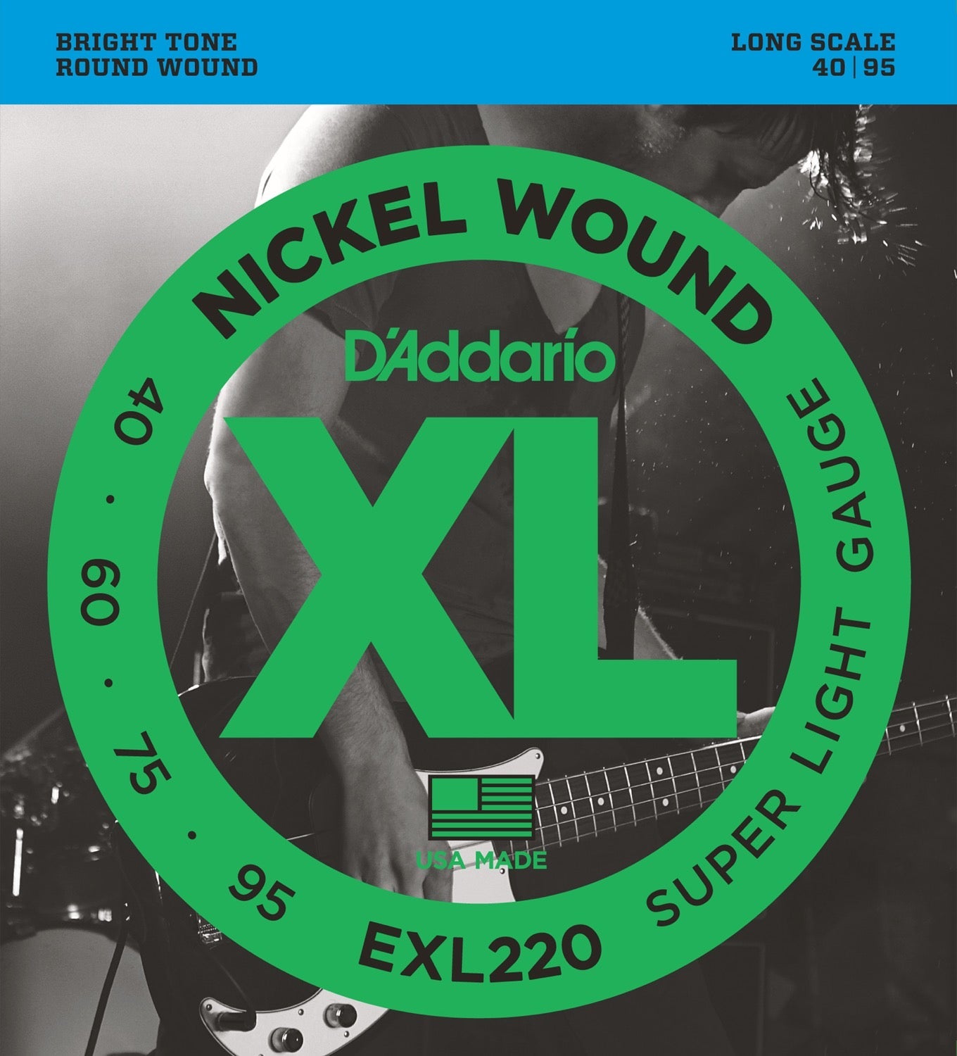 XL Nickel Wound - 4 string set - Long Scale