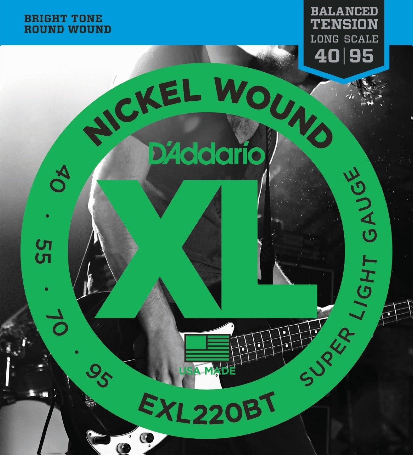 XL Nickel Wound - 4 string set - Long Scale