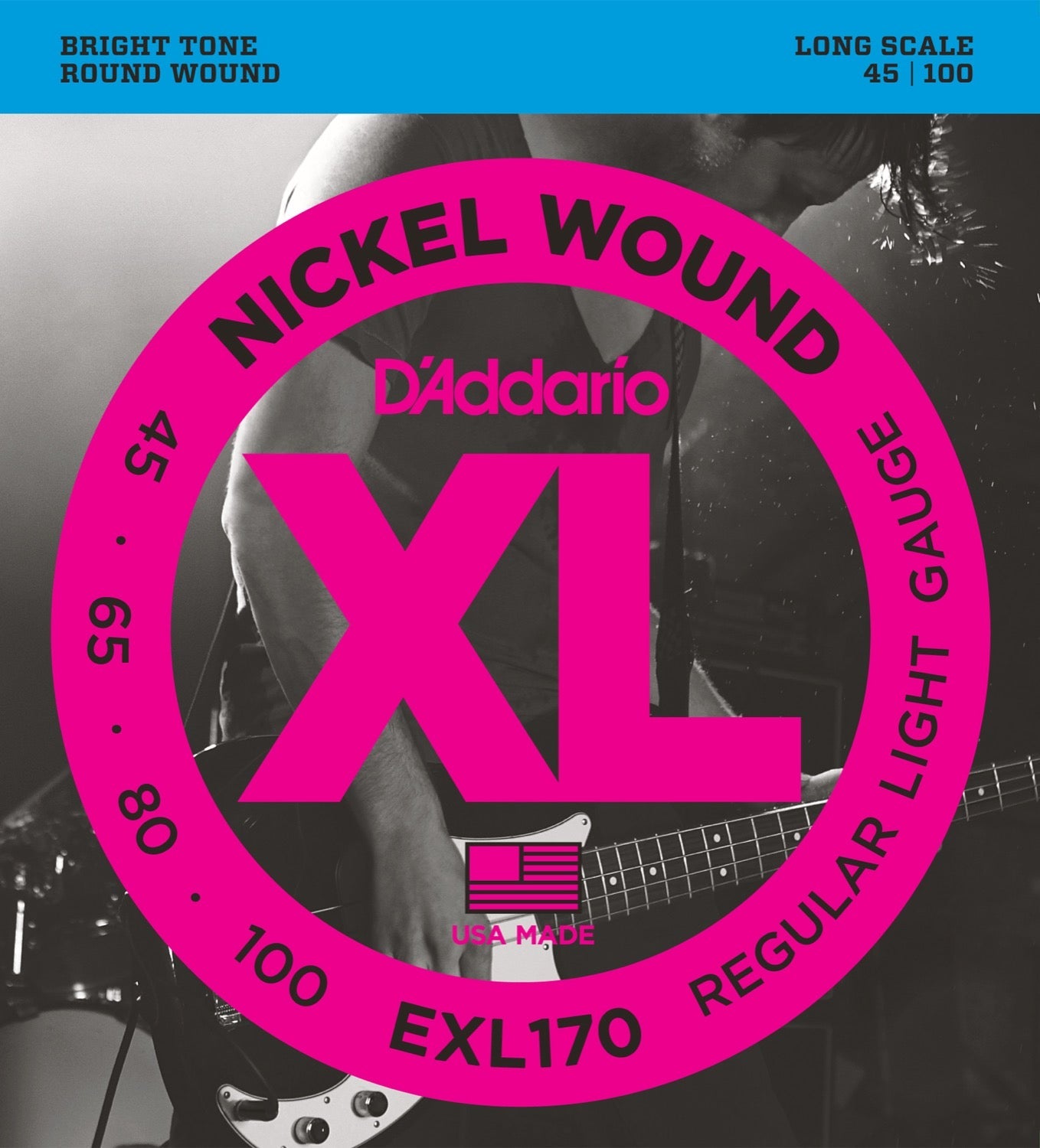 XL Nickel Wound - 4 string set - Long Scale