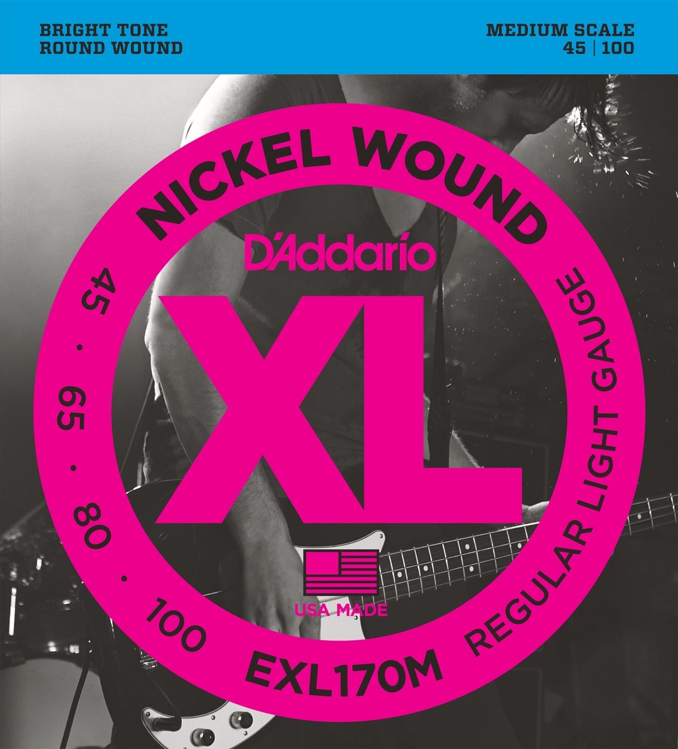 XL Nickel Wound - 4 string set - Long Scale
