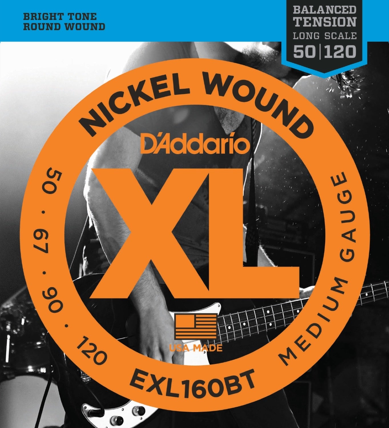 XL Nickel Wound - 4 string set - Long Scale