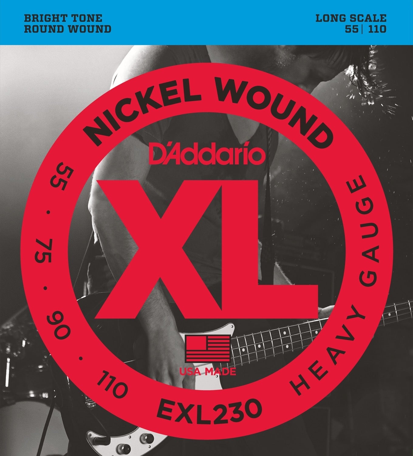 XL Nickel Wound - 4 string set - Long Scale