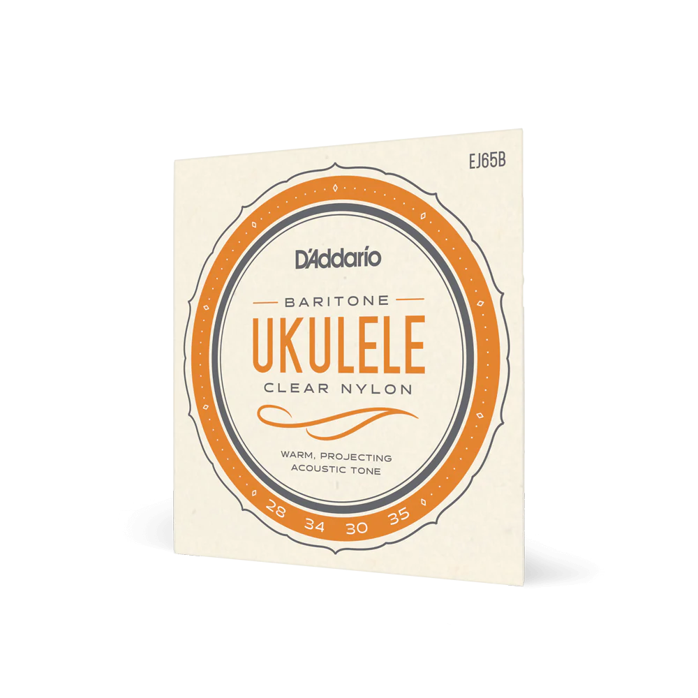 D'Addario EJ65B Clear Nylon - Bariton (Low D)