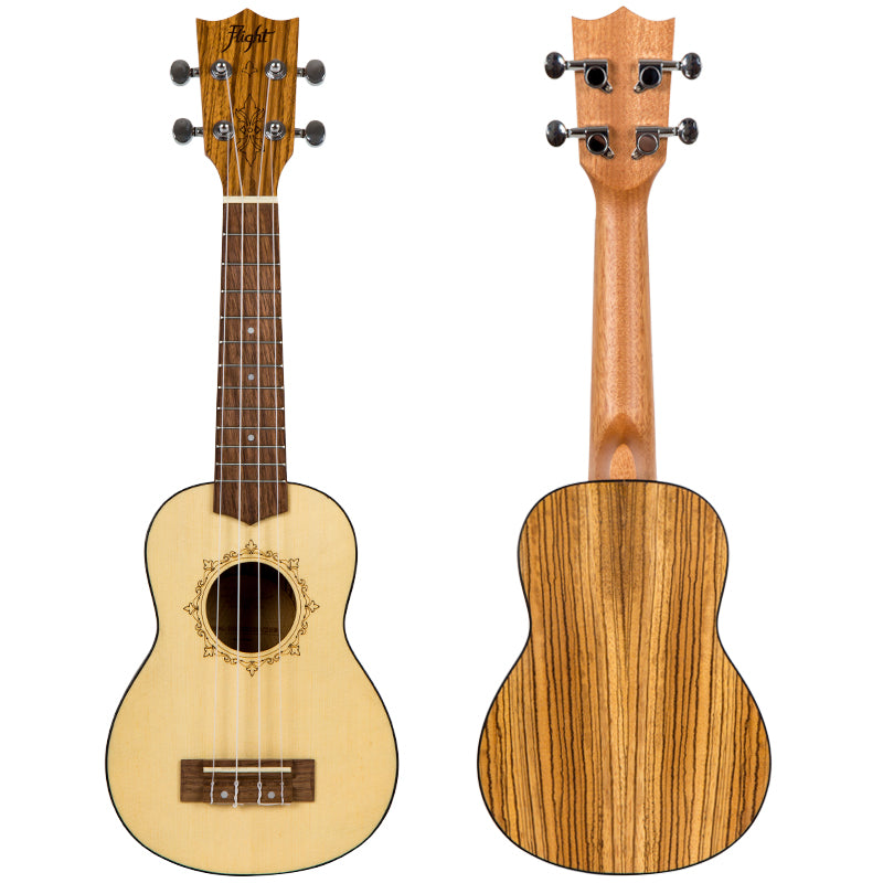 DUS320 Zebrawood - Sopran-ukulele