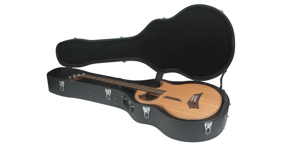 RockCase - Standard Line - Acoustic Bass Hardshell Case, Curved - Black