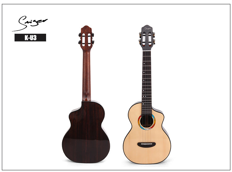 Blankpolert tenor med soft cutaway