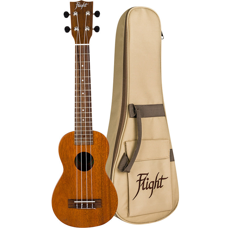 LUS5 Solid Mahogany - Sopran-ukulele (Longneck)