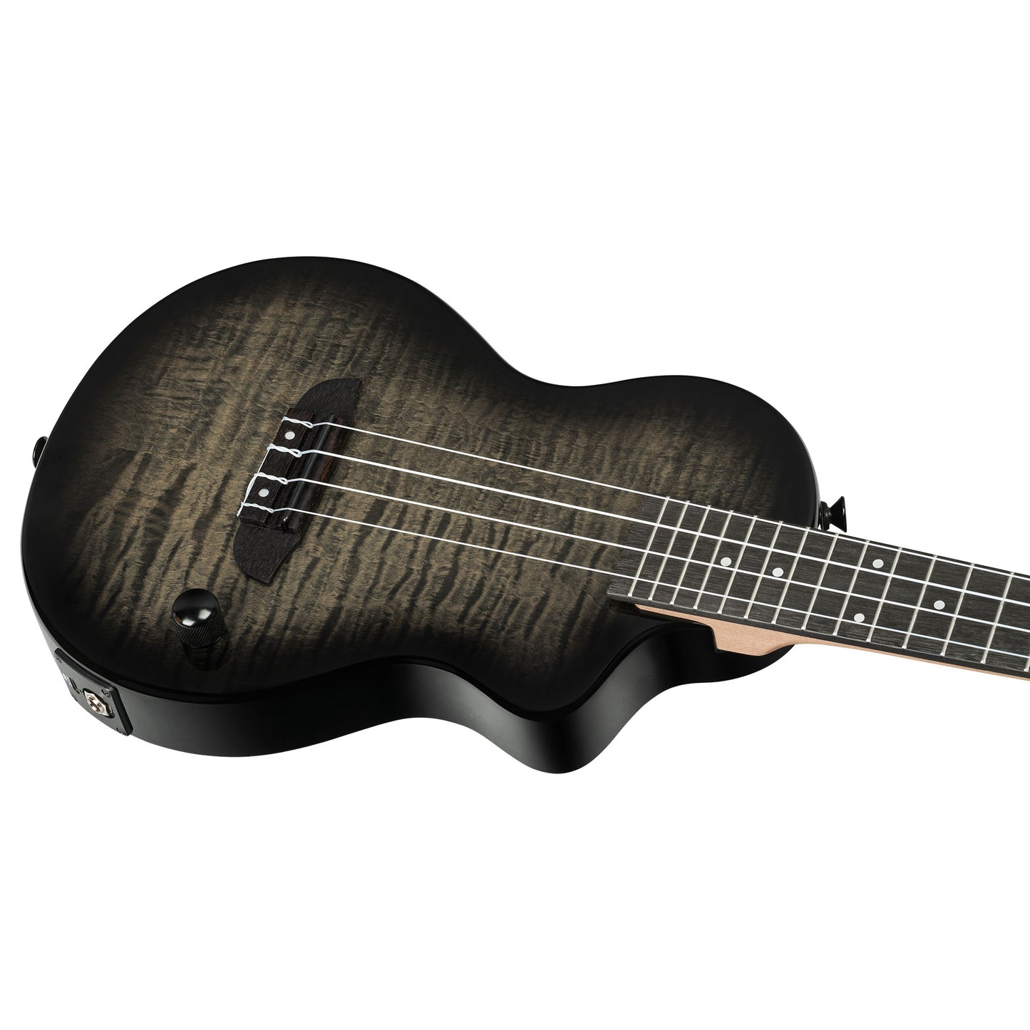 Tenor-ukulele - Solid body, Transparent Grey Burst