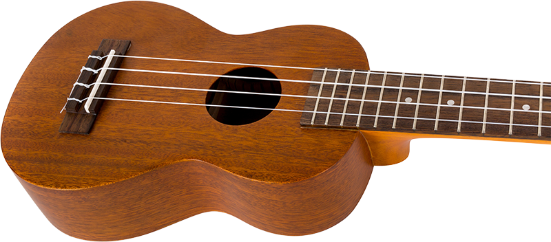 LUS5 Solid Mahogany - Sopran-ukulele (Longneck)