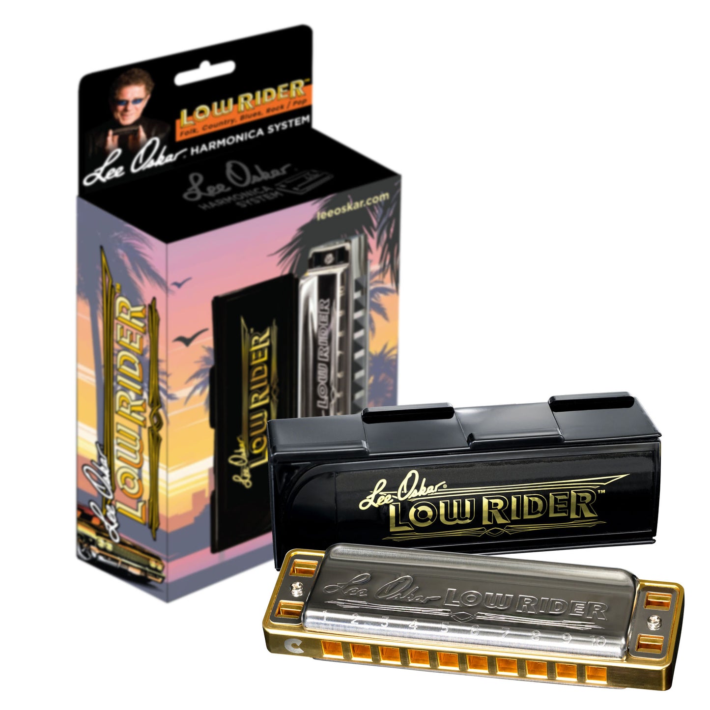 Lee Oskar Low Rider Munnspill – Low C Gold