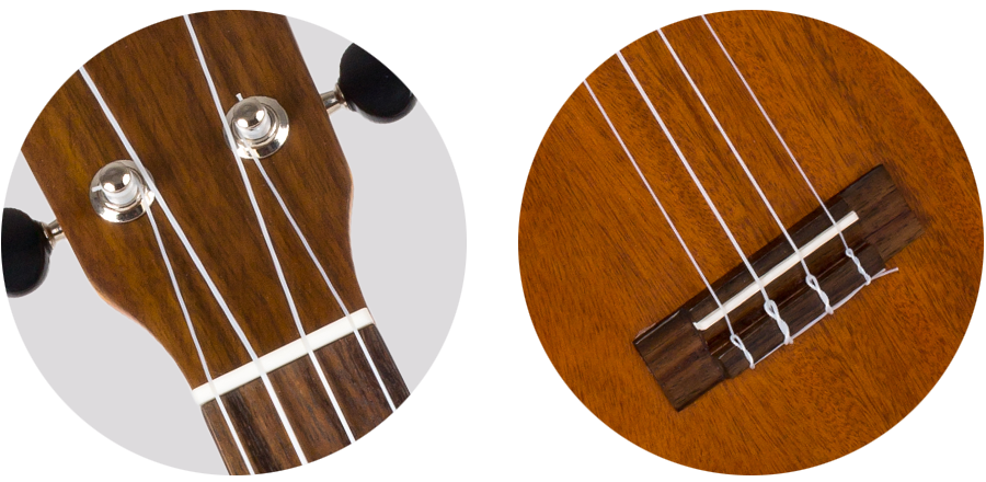 LUS5 Solid Mahogany - Sopran-ukulele (Longneck)