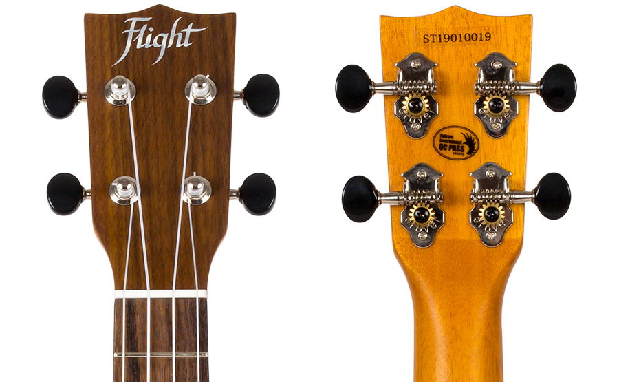LUS5 Solid Mahogany - Sopran-ukulele (Longneck)