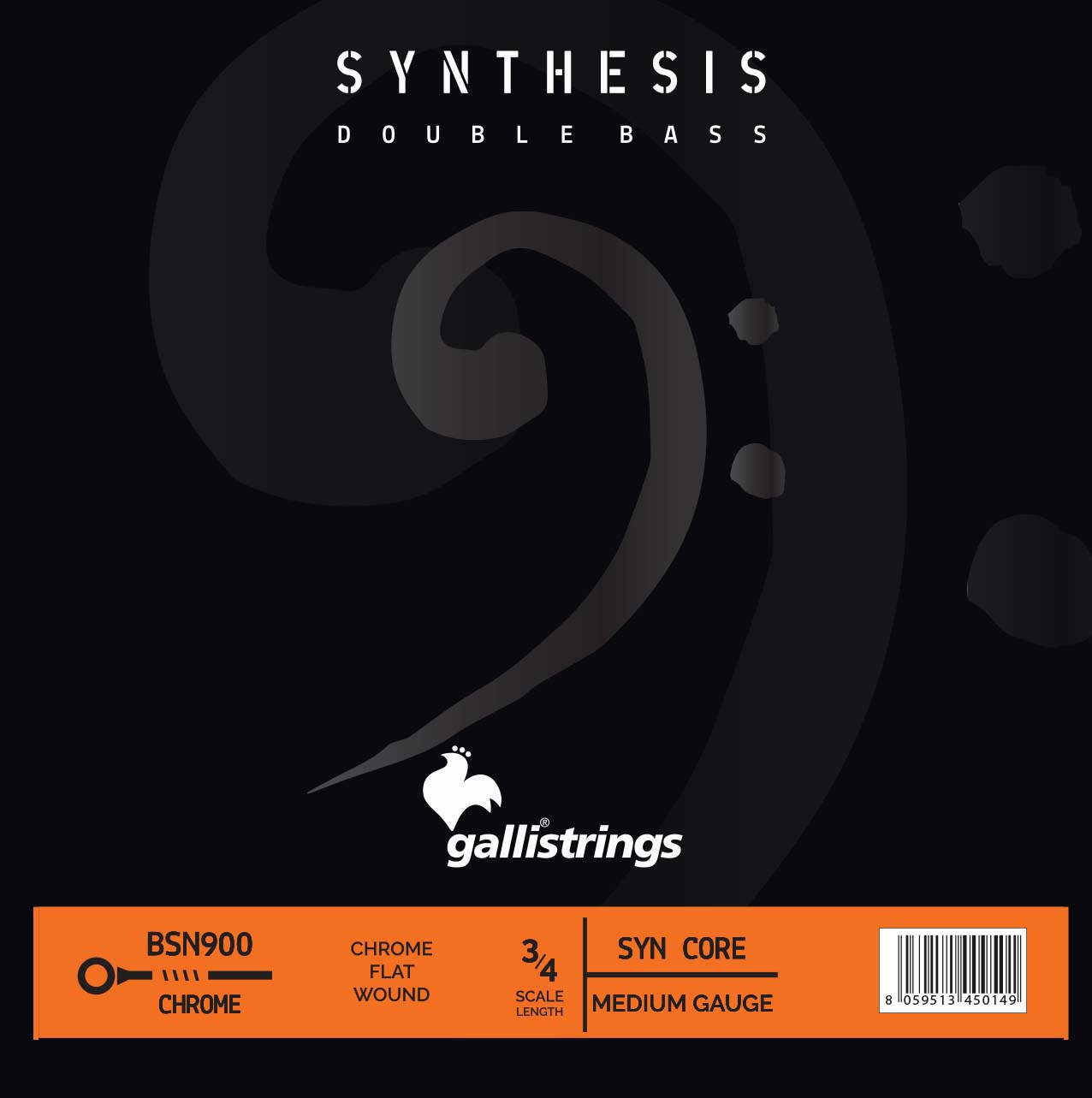 Synthesis Double Bass - Chrome Flat Wound