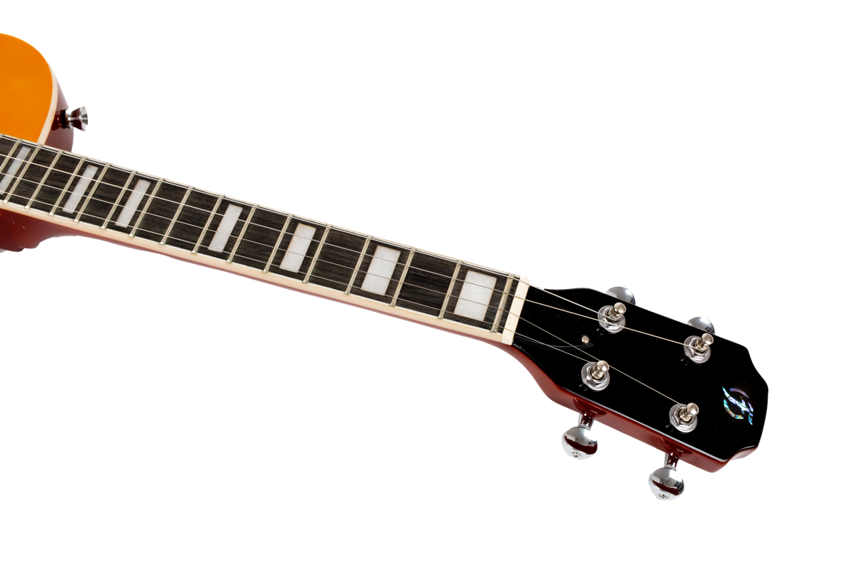 Flight Centurion Vintage Burst Solid Body Electric - Tenor-ukulele