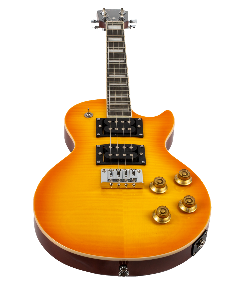 Flight Centurion Vintage Burst Solid Body Electric - Tenor-ukulele