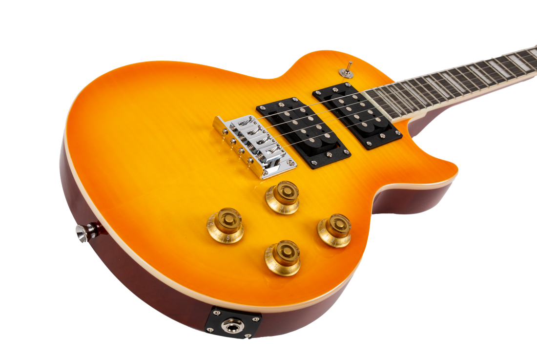 Flight Centurion Vintage Burst Solid Body Electric - Tenor-ukulele